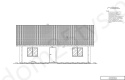 Projekt 70 m2"Adaś 2" MIESZKALNY na Pozwolenie/Zgłoszenie 7x10 2 pokoje Odbicie lustrzane