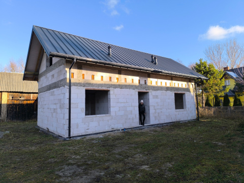 Projekt 70 m2"Adaś z poddaszem lustrzane odbicie" MIESZKALNY na Zgłoszenie Projekt 70 m2"Adaś z poddaszem lustrzane odbicie" MIESZKALNY na Zgłoszenie