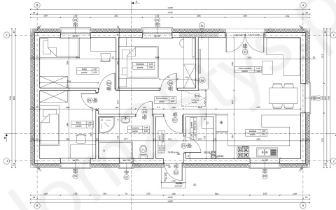 Projekt 98 m2"Adaś" MIESZKALNY odbicie lustrzane Projekt 98 m2"Adaś" MIESZKALNY odbicie lustrzane