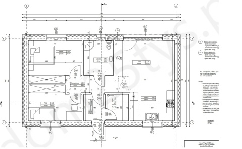 Projekt "Julka" 84m2 Mieszkalny (odbicie lustrzane)
