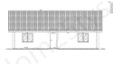 Projekt "Julka" 84m2 Mieszkalny (odbicie lustrzane)