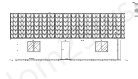 Projekt "Julka" 84m2 Mieszkalny (odbicie lustrzane)
